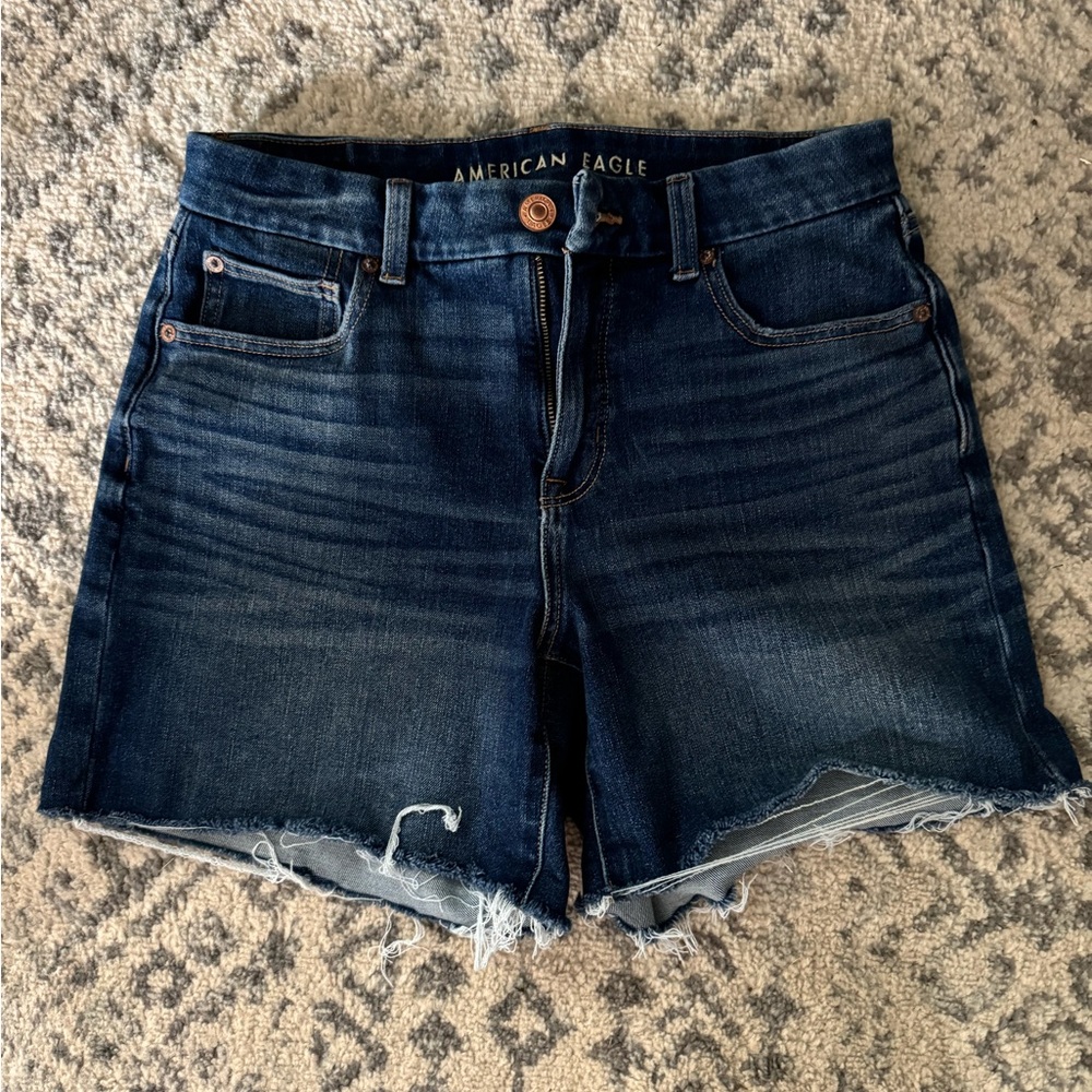 American Eagle Outfitters Dark Blue Jean Shorts